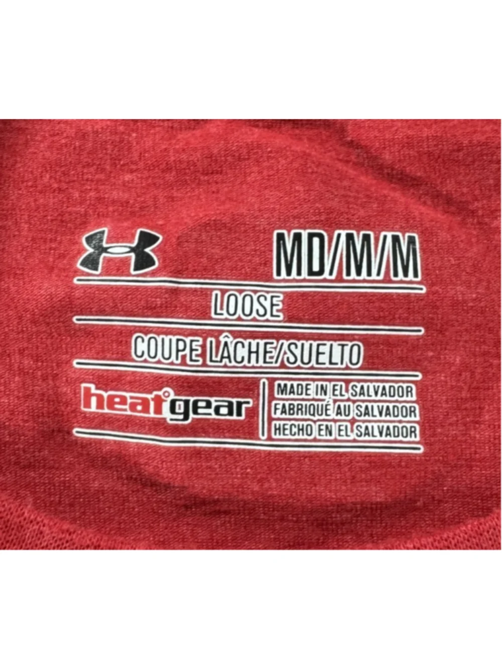 Under Armour Charged Graphic T Shirt US Flag Medium